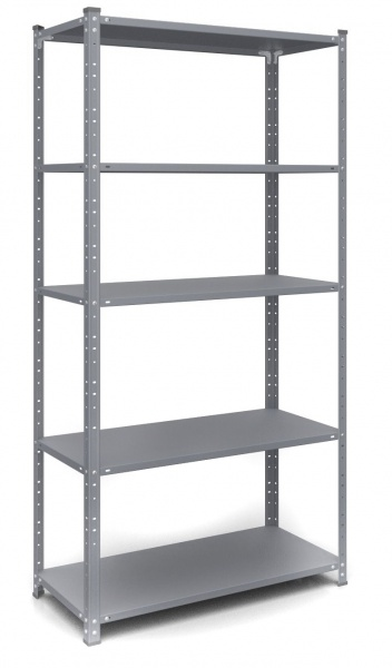 Стелаж 1840x950x440 мм Меткас Елегант графіт метал полиці 5 шт. фарбований (40535206)